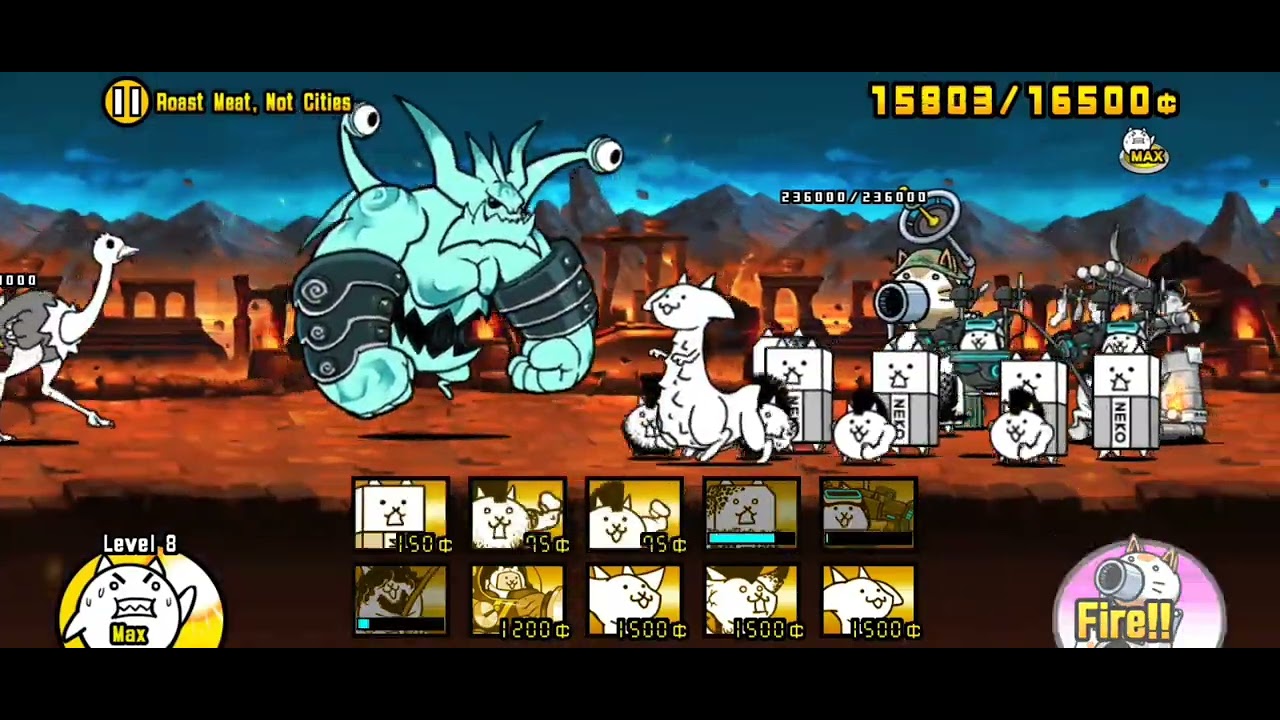 Roast Meat, Not Cities 3* [The Battle Cats]