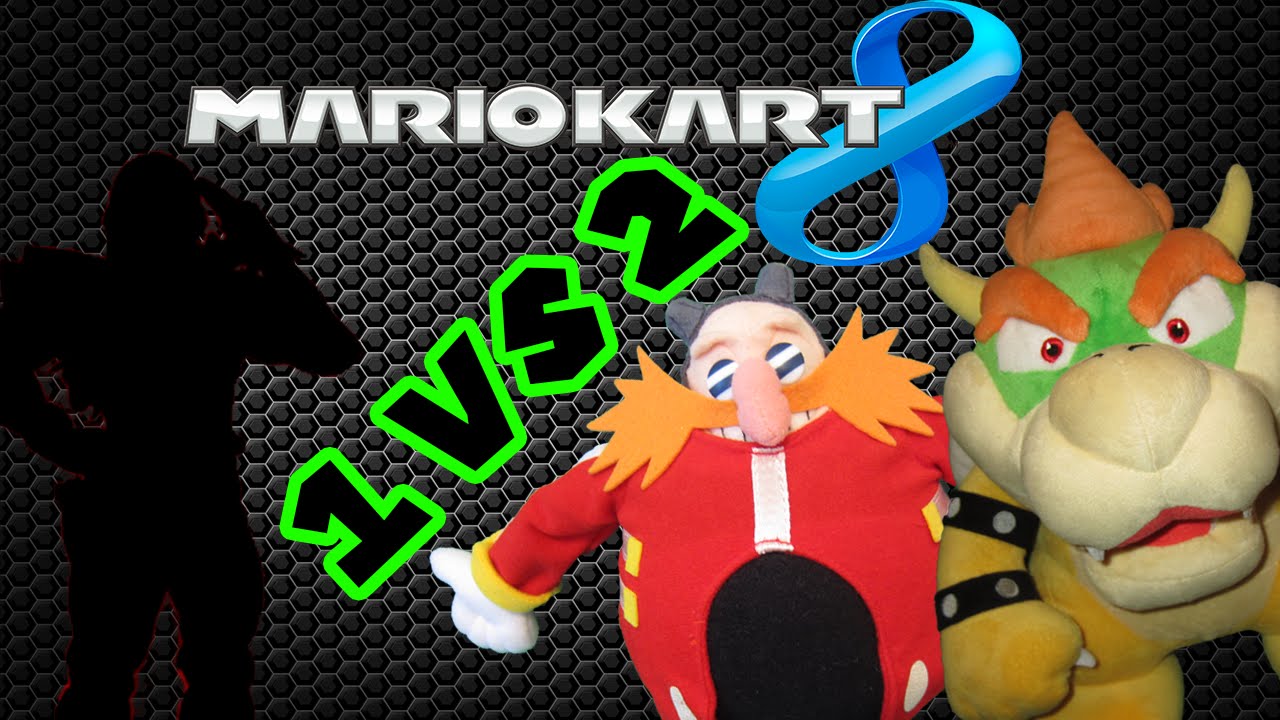 ABM: Captain Falcon vs Bowser & Eggman on Mario Kart 8 Gameplay HD