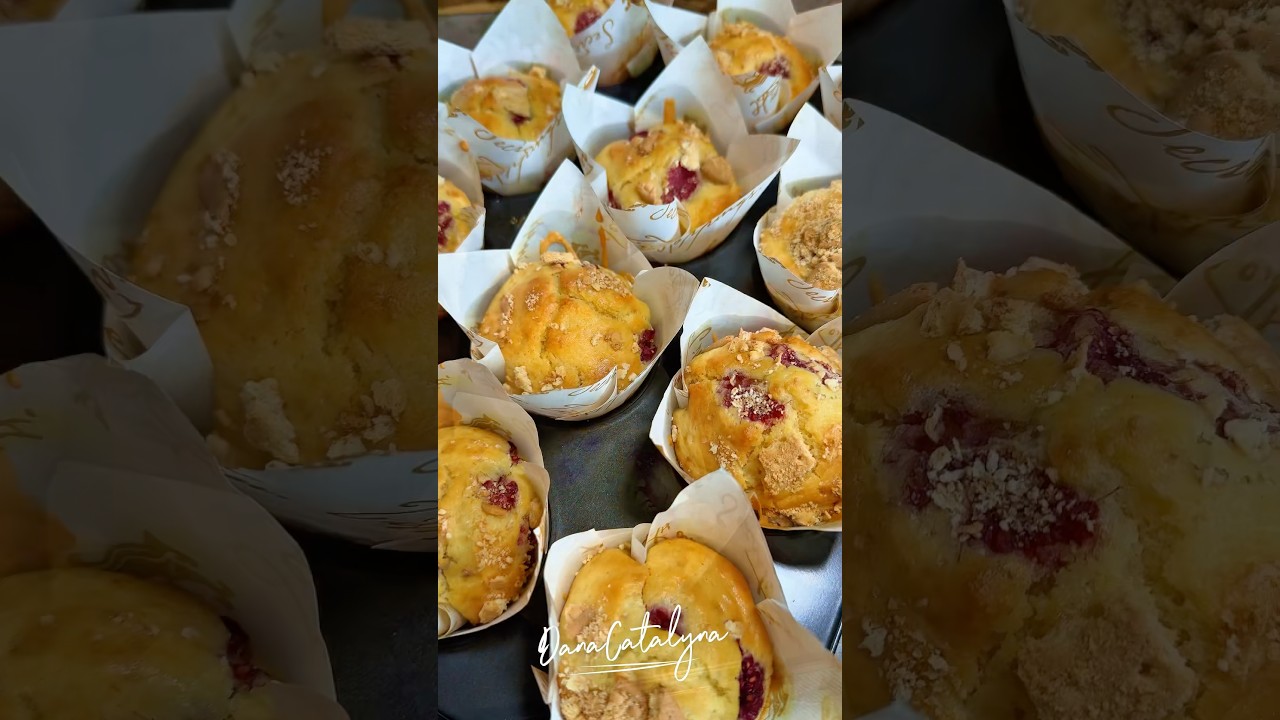 Briose reteta perfecta ! Brioșe delicioase, pufoase și aromate! #muffins #cupcakes #briose #fy