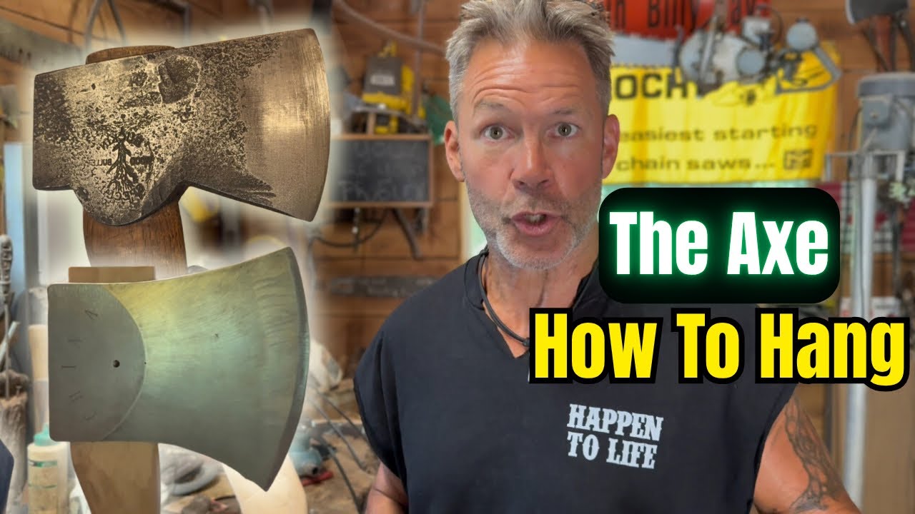 How To Hang An Axe, Buckin’ Style (New Axe Handle)