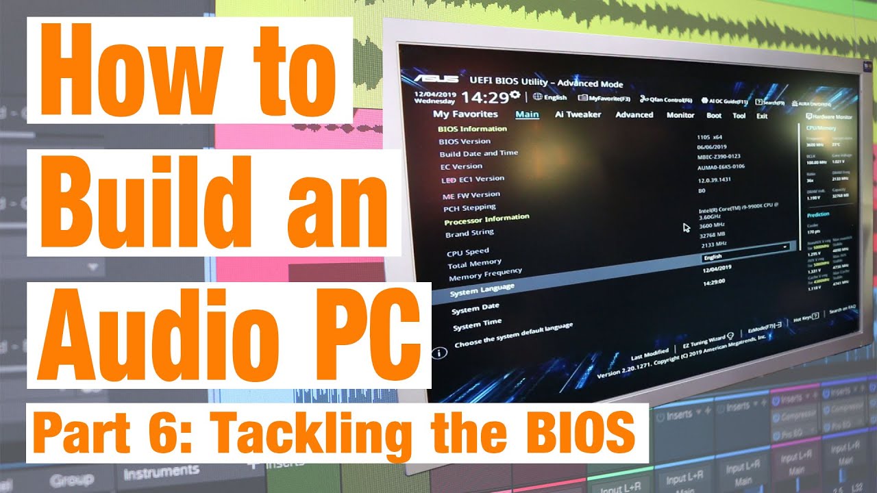 How to build an Audio PC: Part 6 - The BIOS