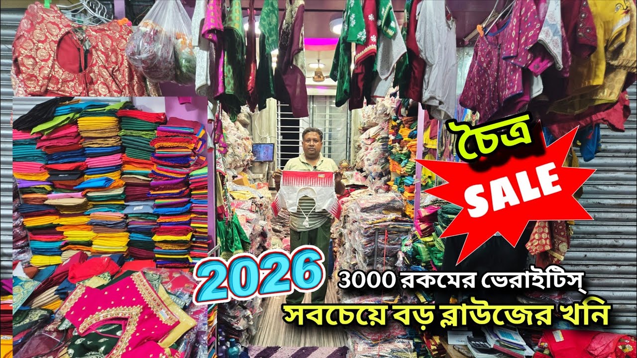 Ankurhati haat | Biggest blouse wholesale market summer collection Maa Manasha blouse | AS Culture