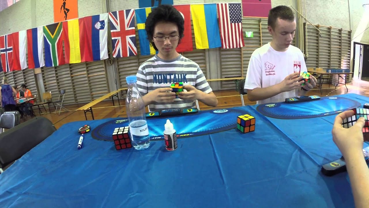 Roux vs CFOP. Alexander Lau vs Przemysław Kaleta @ Euro 2014