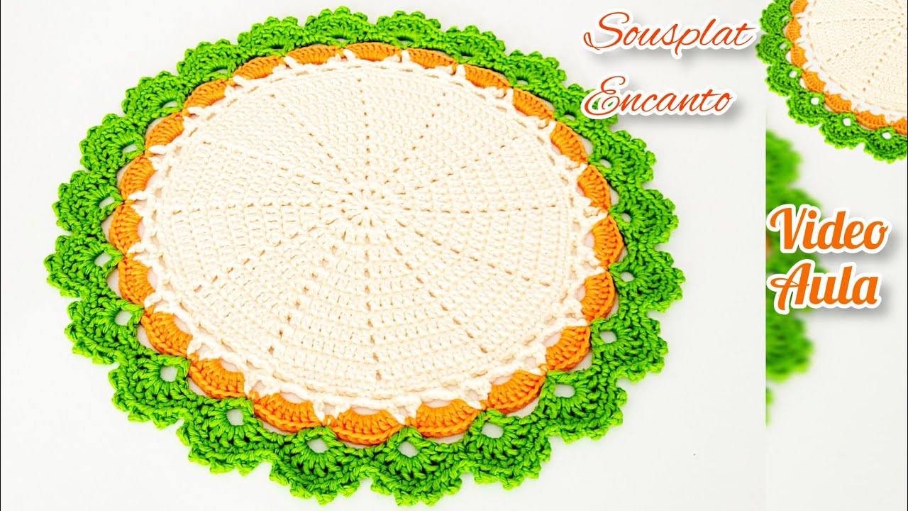 Sousplat Encanto de Páscoa 🐰🧡multicolor