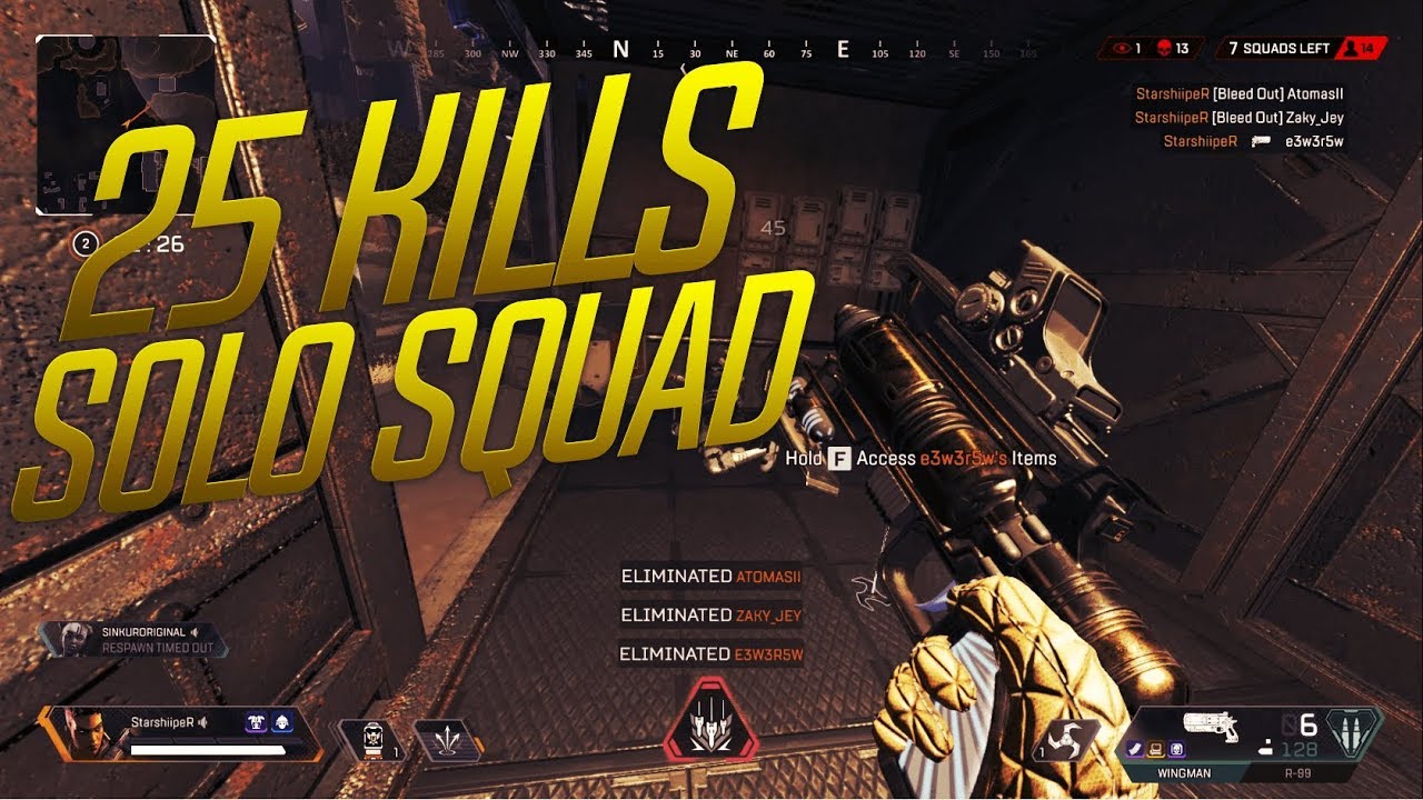 25 KILLS SOLO SQUAD | APEX LEGENDS