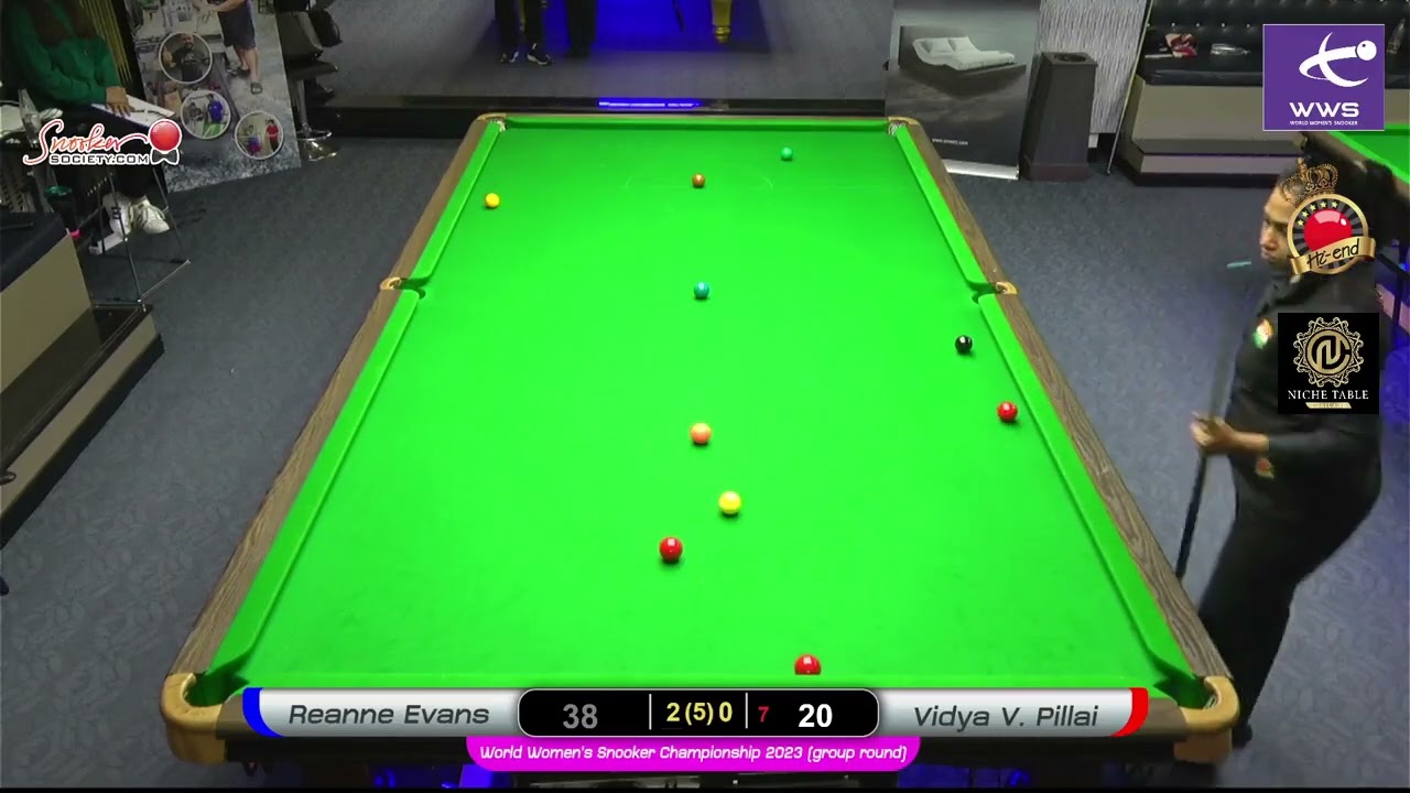 Reanne Evans v Vidya Viswanathan Pillai - World Women's Snooker Championship 2023
