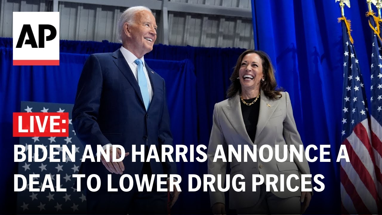 LIVE: Biden and Harris announce a deal to lower drug prices