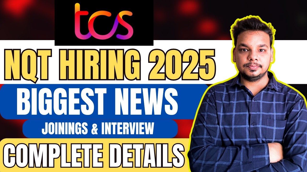 Biggest TCS NQT 2025 News | Direct Joining , Interview & Coding Test Update | TCS Hiring Updates