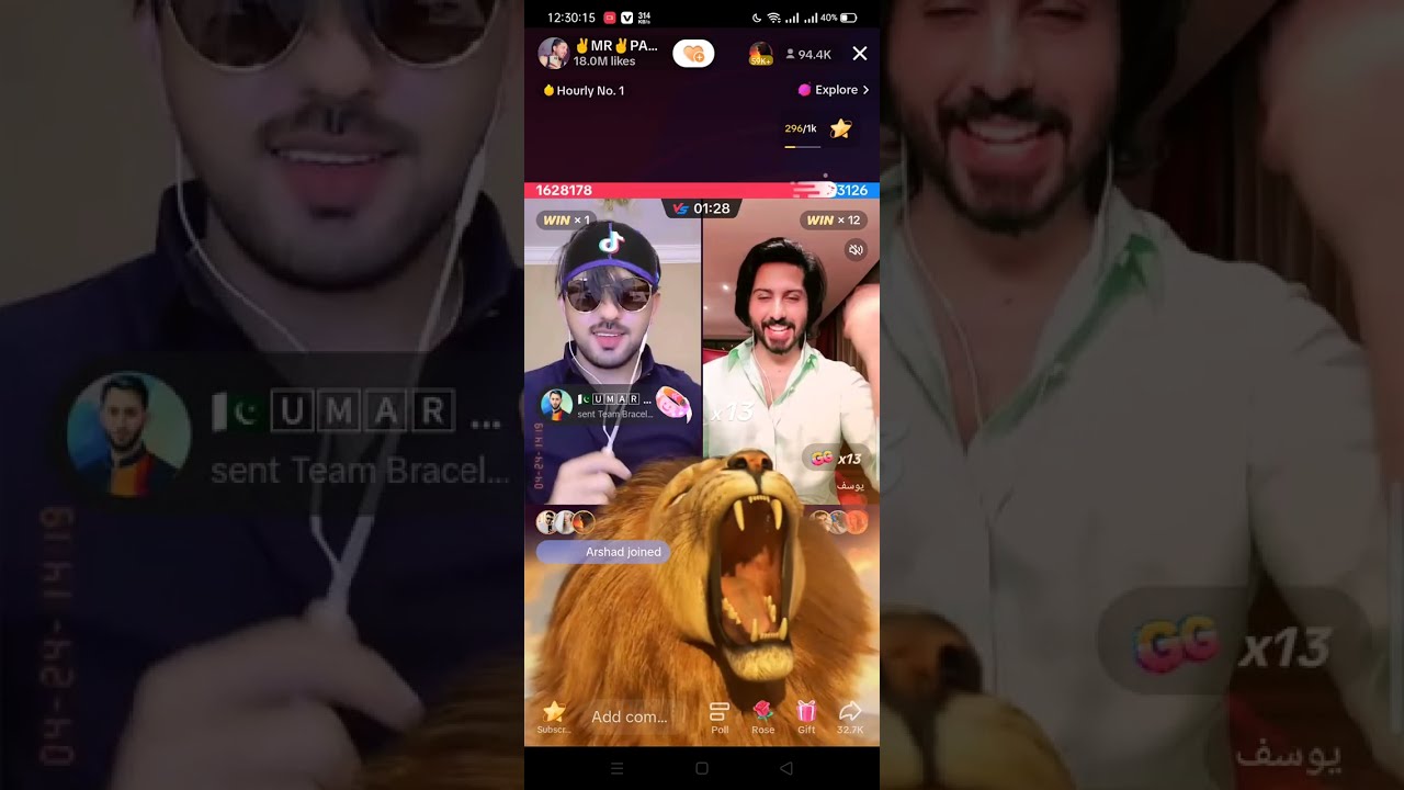Mr ✌️ pattlo ❤️ is back pattlo and Yousif new match 9 lion lose Yousif