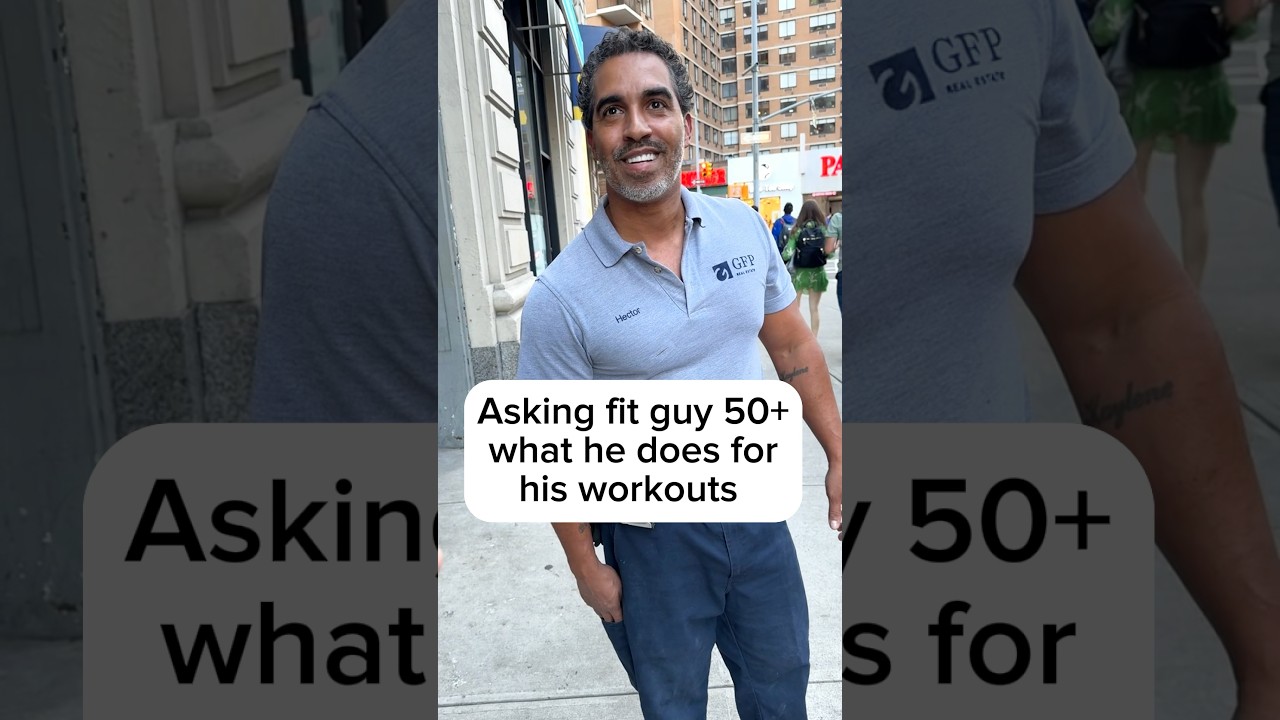Asking fit guy over 50 what he does to get jacked. 