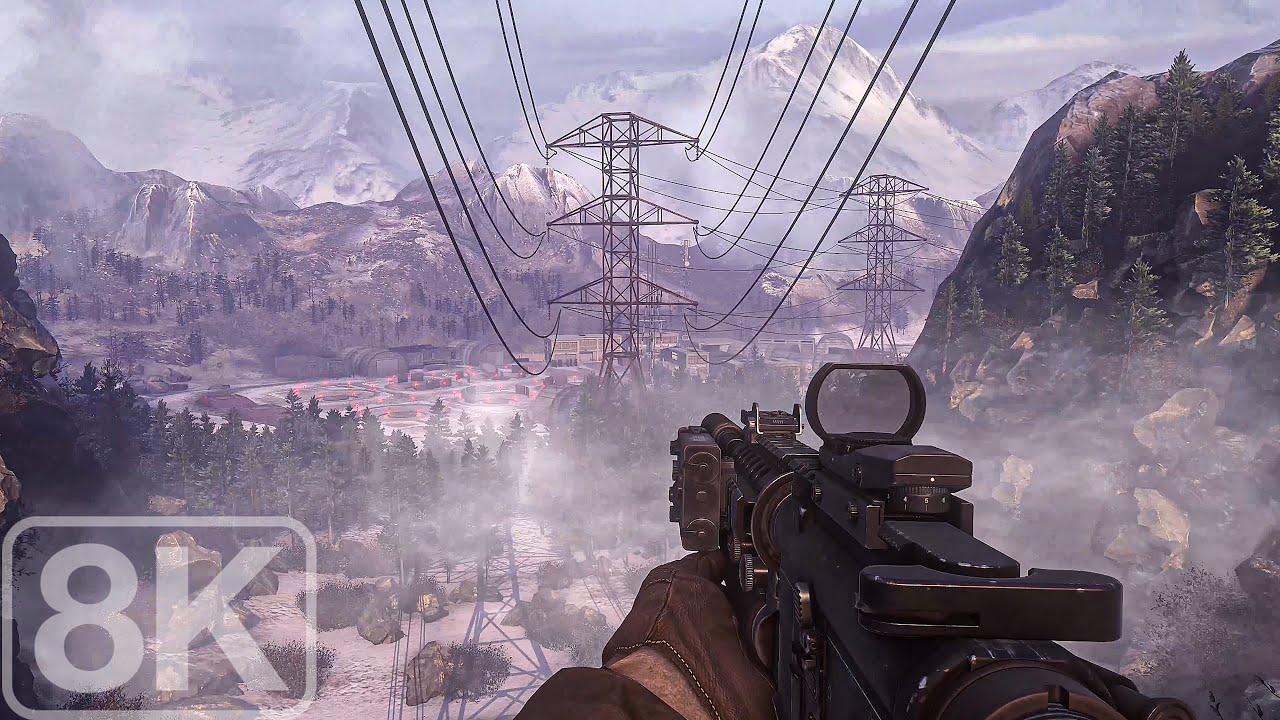 Altay Mountains / Russia (The Grid SAS/USMC Operation) Modern Warfare Remastered - 8K