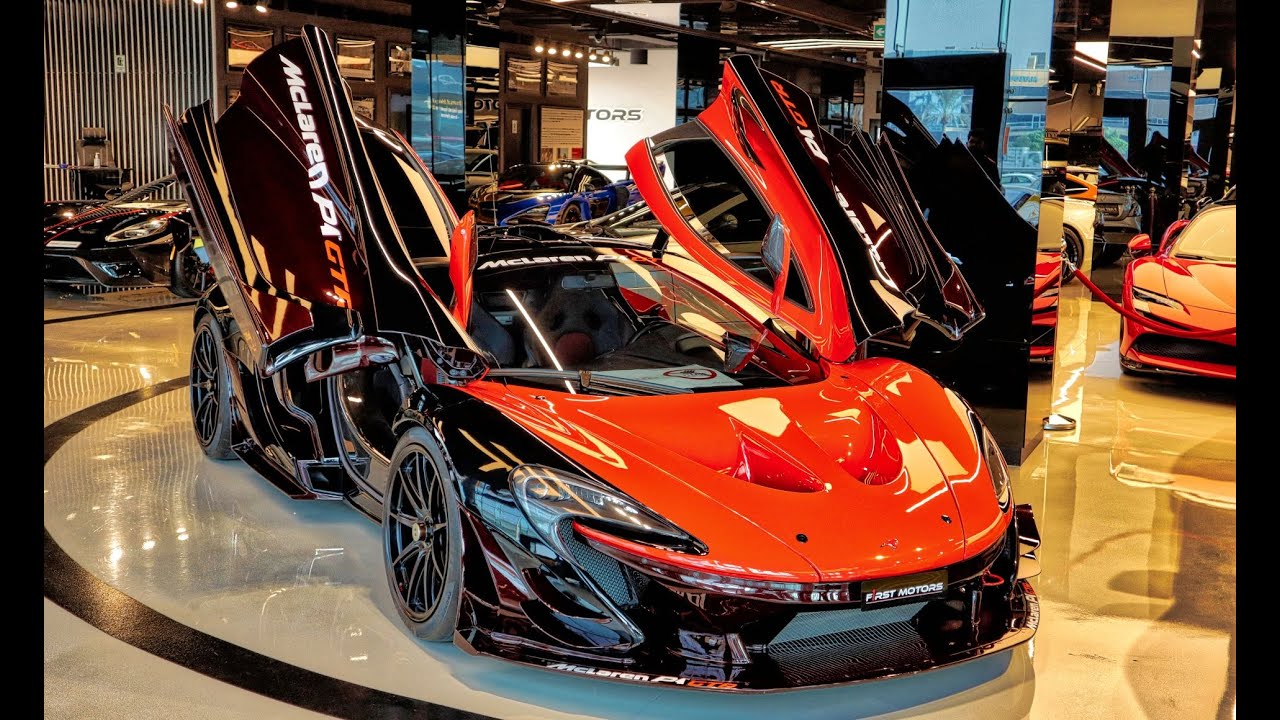 McLaren P1 GTR - Road LEGAL Insane  BEAST at F1RST MOTORS Most Expensive Dubai Supercar Showroom