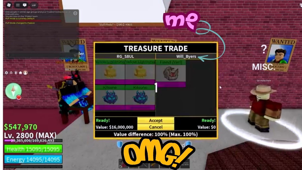 OMG I Went to Bloxfruits Trading and this Happened #trend #roblox #bloxfruits #trend 