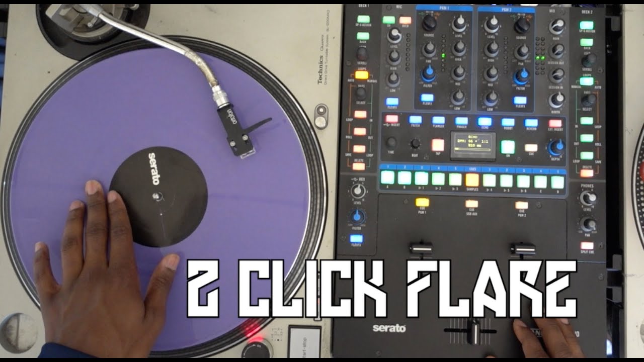 2 click flare scratch tutorial