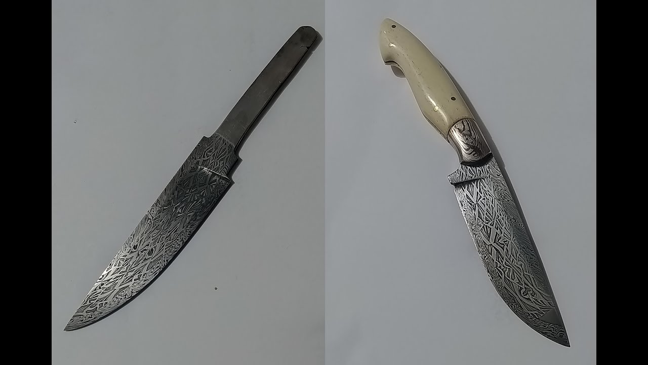 Forging mosaic damascus knives / Коване на ножове от мозайкова дамаска стомана