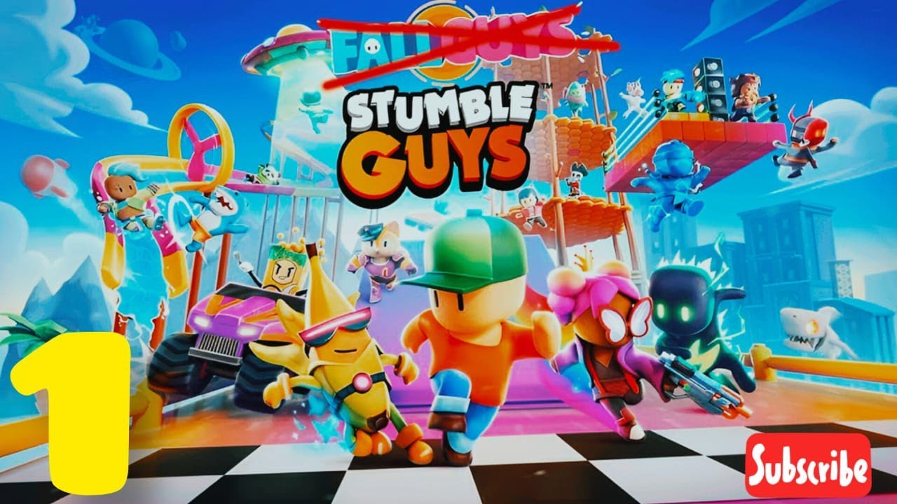 Stumble guys 🤸 Gameplay ! Mobile gameplay🎮! amazing graphics 📈.