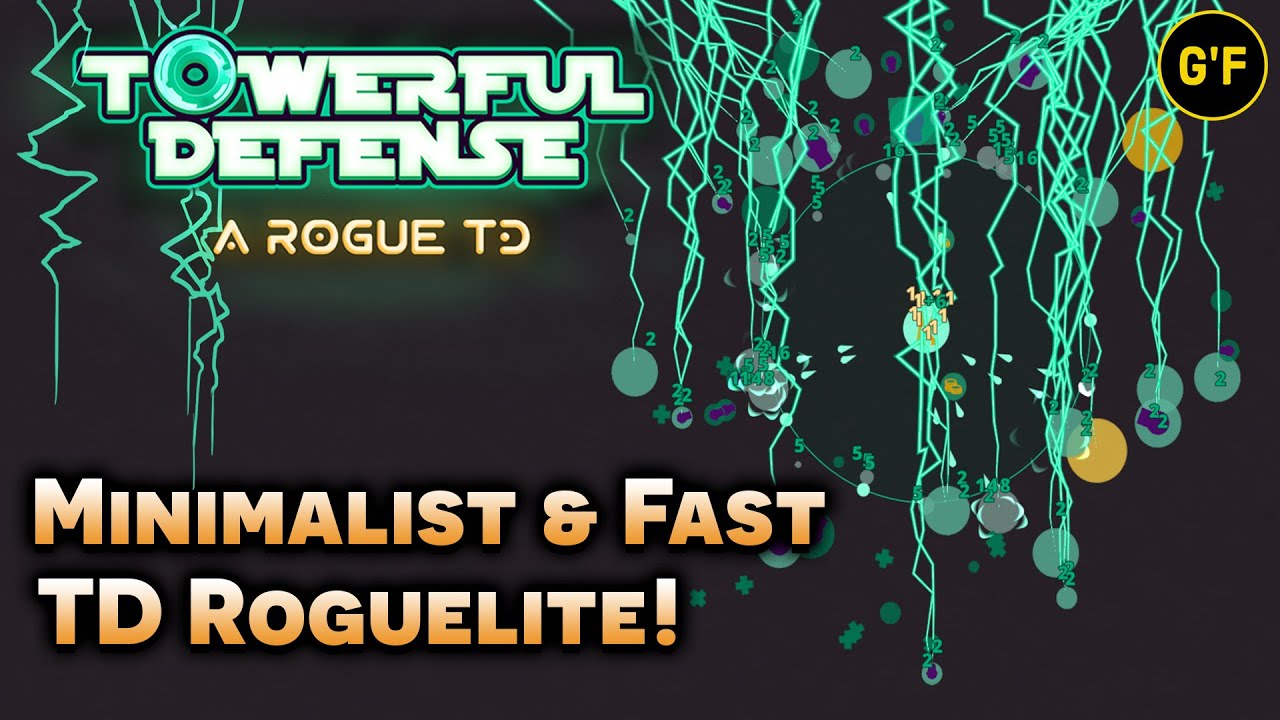 BROTATO Style Upgrades - Fast Tower Defense Roguelite! [ TOWERFUL DEFENSE: A ROGUE TD ] Gameplay