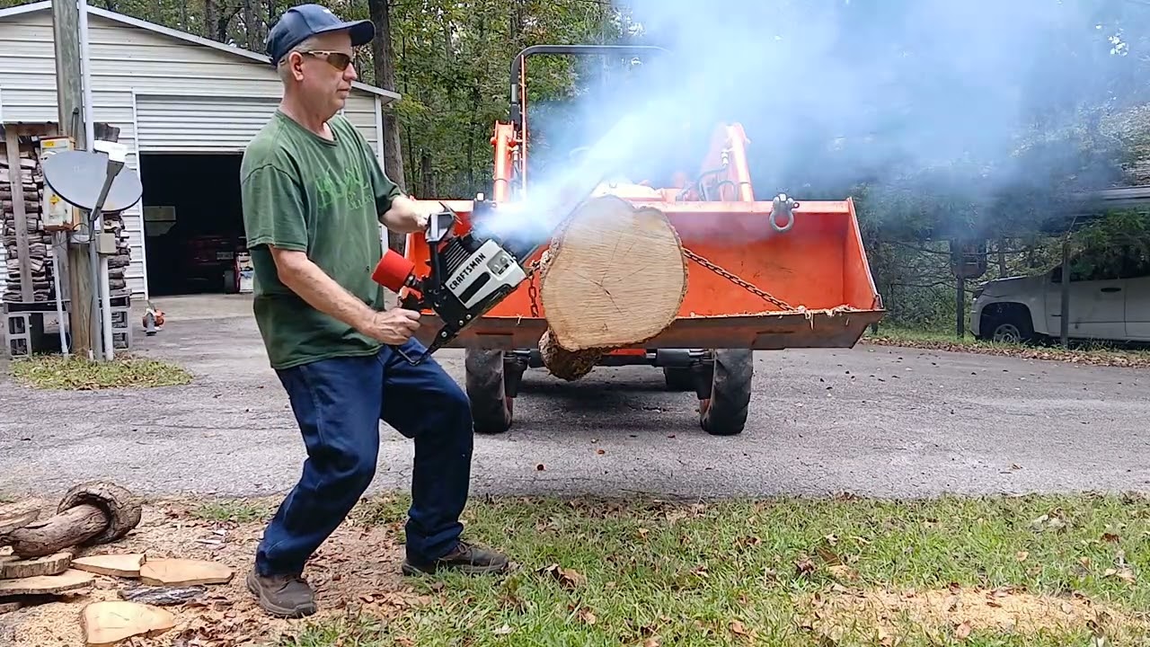 Aggressive  chainsaw chain to grabby