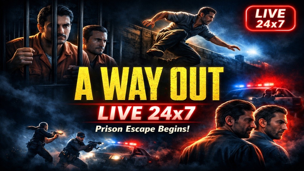 A WAY OUT LIVE 24x7 🔴 | Prison Escape Begins!