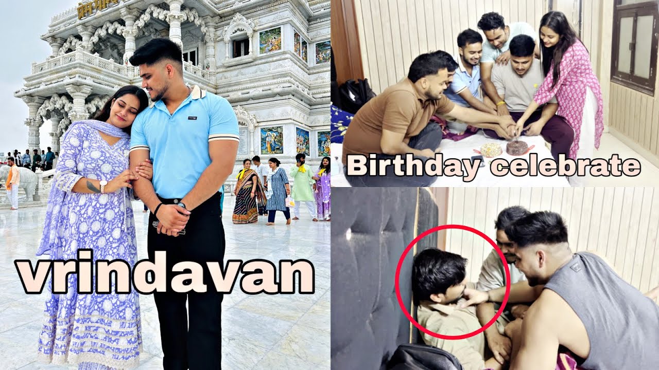 || Vrindavan to Barsana Mathura🙏🛕|| @yashchauhan_001 #birthdaycelebration #yashuh 