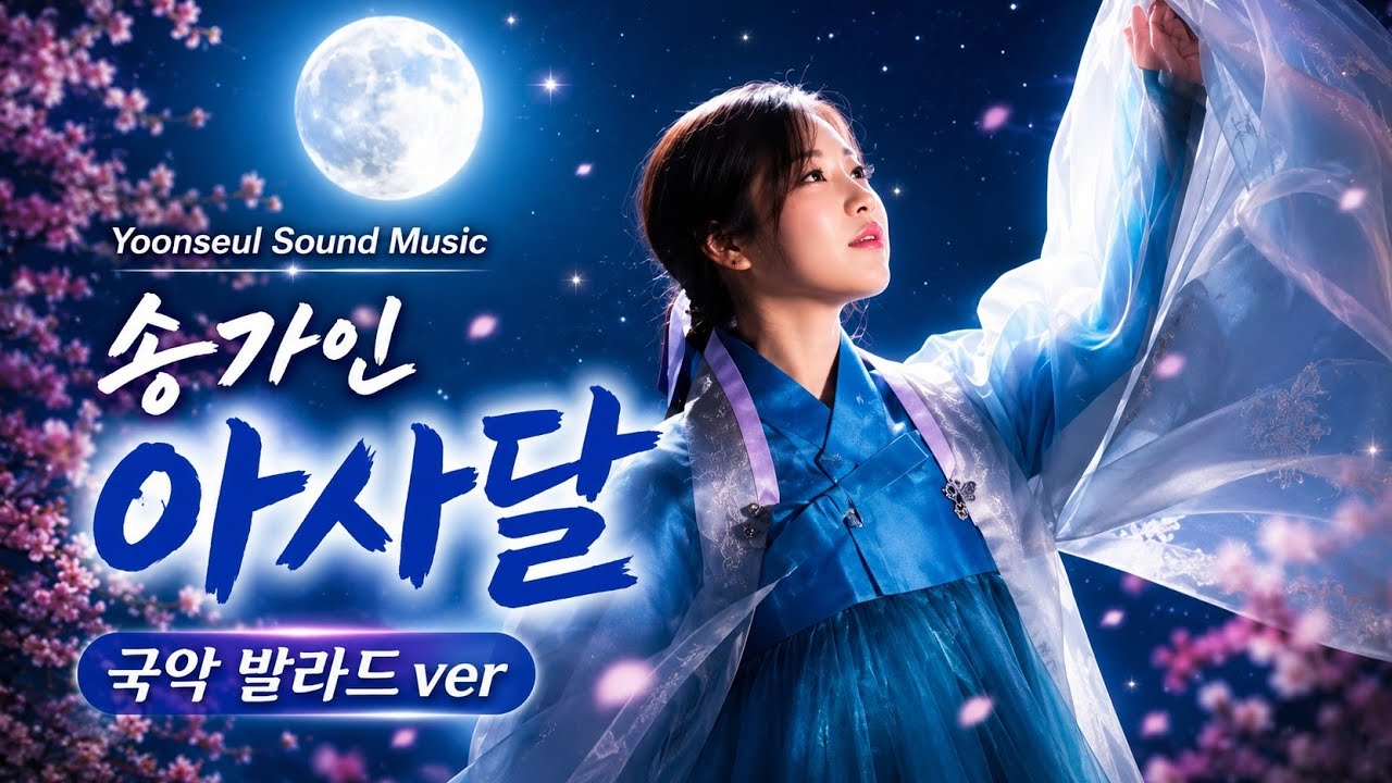 국악 트롯발라드🎧송가인 - 아사달🎧 #힐링음악 #감성노래 #kpop #윤슬사운드뮤직 #감성발라드 #감성음악 #감성트로트 #healingmusic #shorts #remixsong