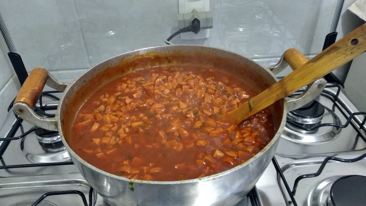 Molho para cachorro quente fácil.
