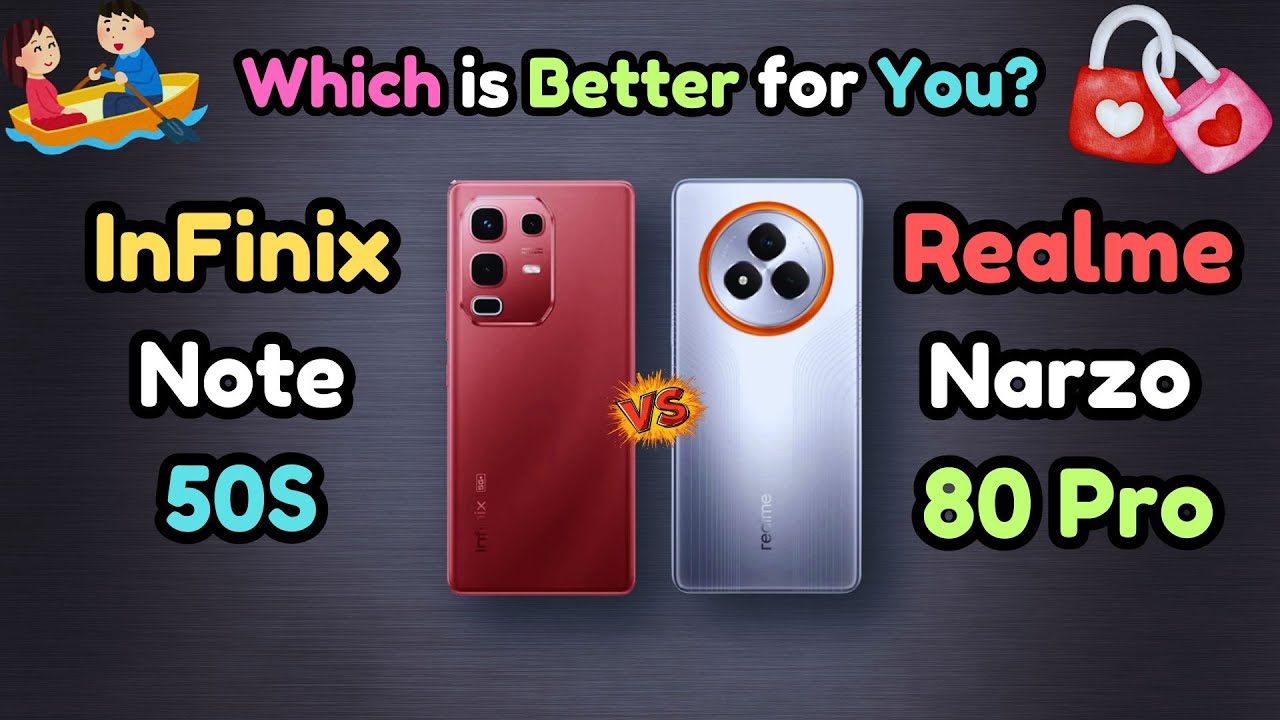 InFinix Note 50S Vs Realme Narzo 80 Pro | Latest launch Budget Phone Comparison |Which Perform Best?