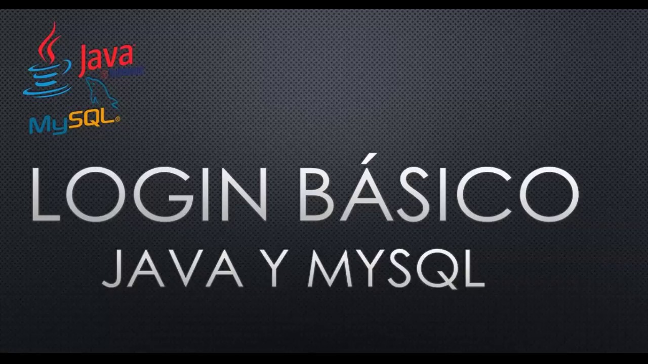 Login Java y Mysql basico  control de acceso super facil