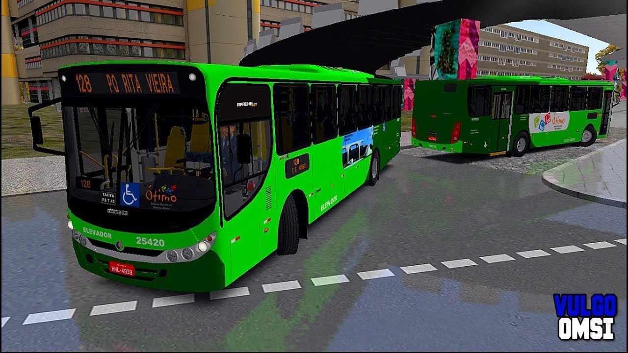 🔵[OMSI 2] Caio Apache Vip II OF-1730 | padrão BH - Mapa Campo Grande - ida e volta