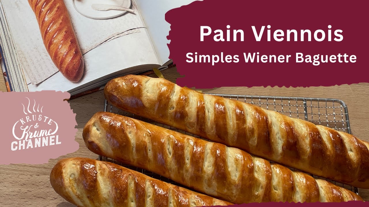 Dieses Baguette gelingt daheim  // Pain Viennois / Wiener Baguette