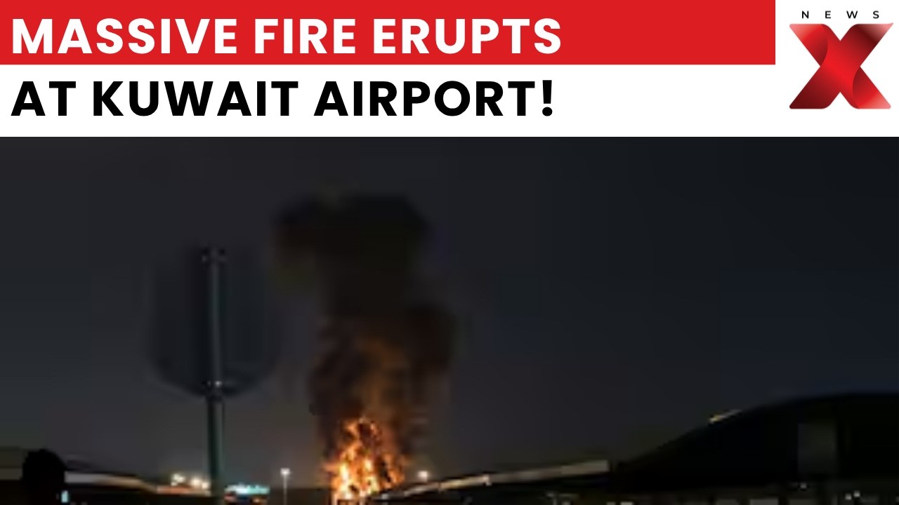 Kuwait Airport Fuel Tanks Hit In Drone Strike, Fire Erupts At Site | NewsX