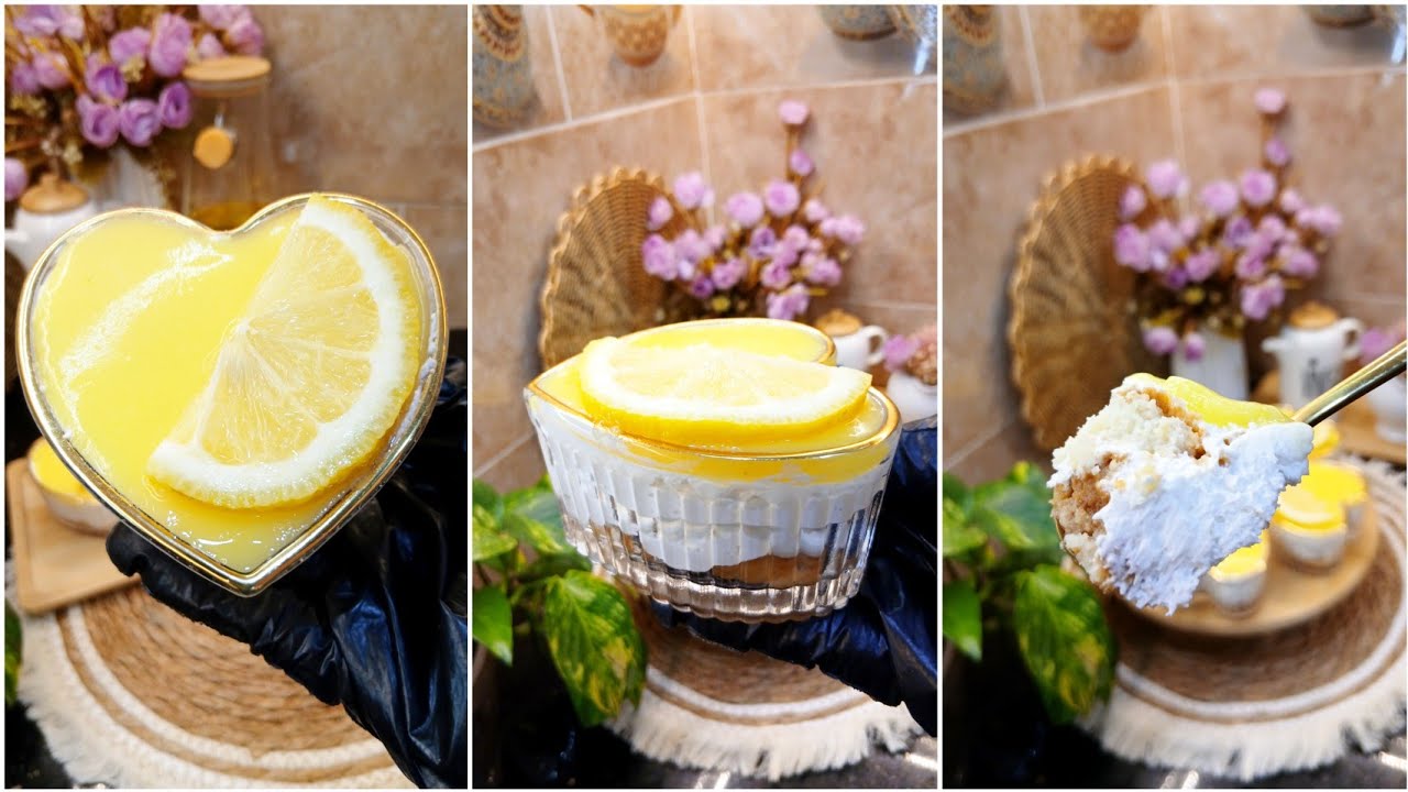 تحلية الليمون المنعشة 🍋 مستحيل نبدلها رقم 1 عندي في رمضان 🌙 بنتها إدمان حقيقي إذا مجربتيهاش راطيتي 💯