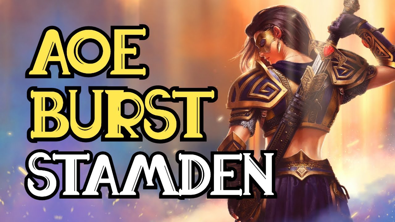 Stamina Warden PVP Build: HUGE AOE BURST!  ⚔ ESO Dragonhold DLC