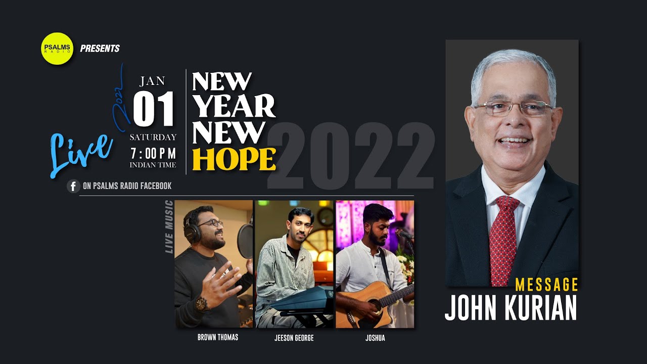 New Year New Hope - Music & Message LIVE | John Kurian | Brown Thomas