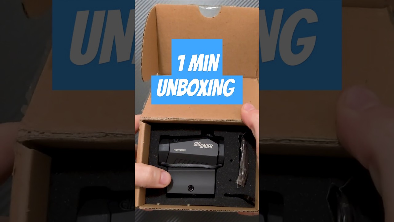 FAKE?! Sig Romeo 5 Red Dot Unboxing: Best Budget Rifle Optic?