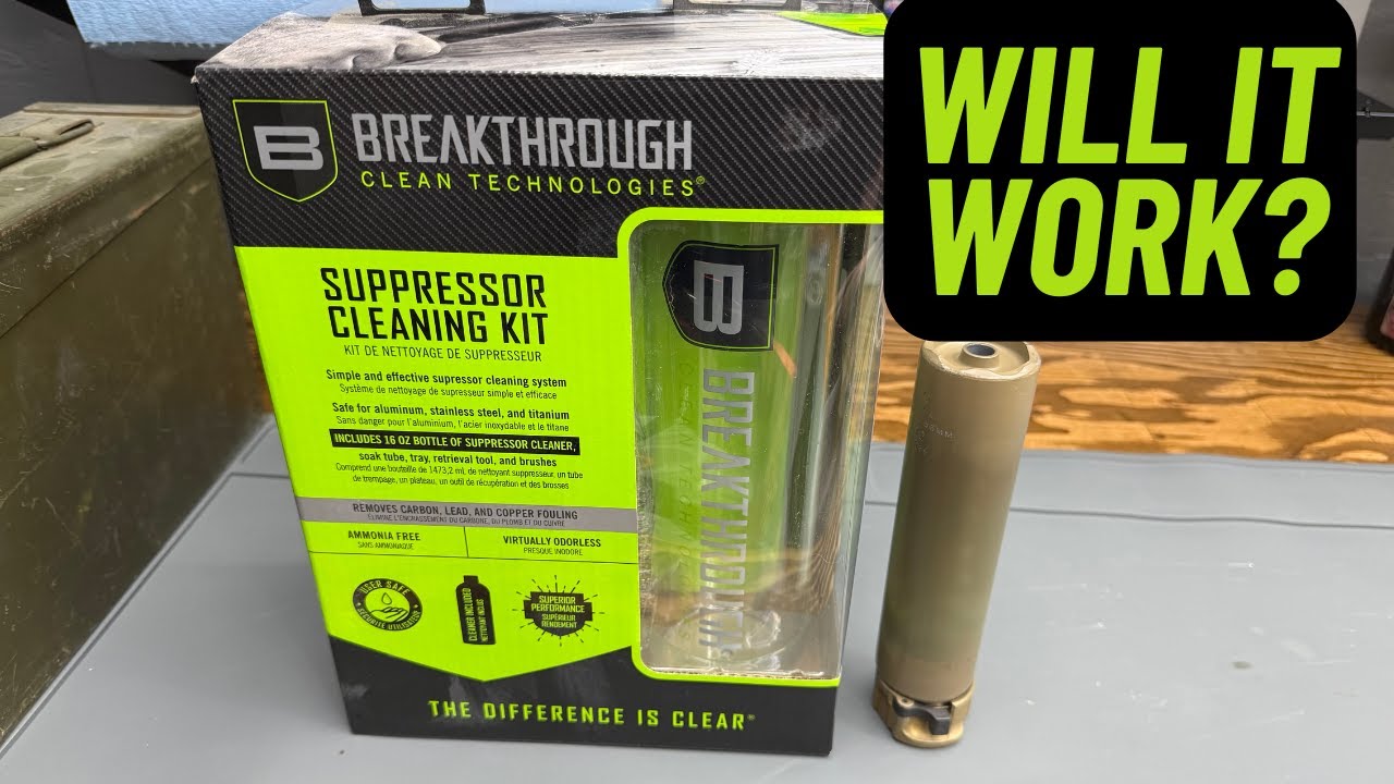 Очиститель глушителя Breakthrough против Surefire RC2 556