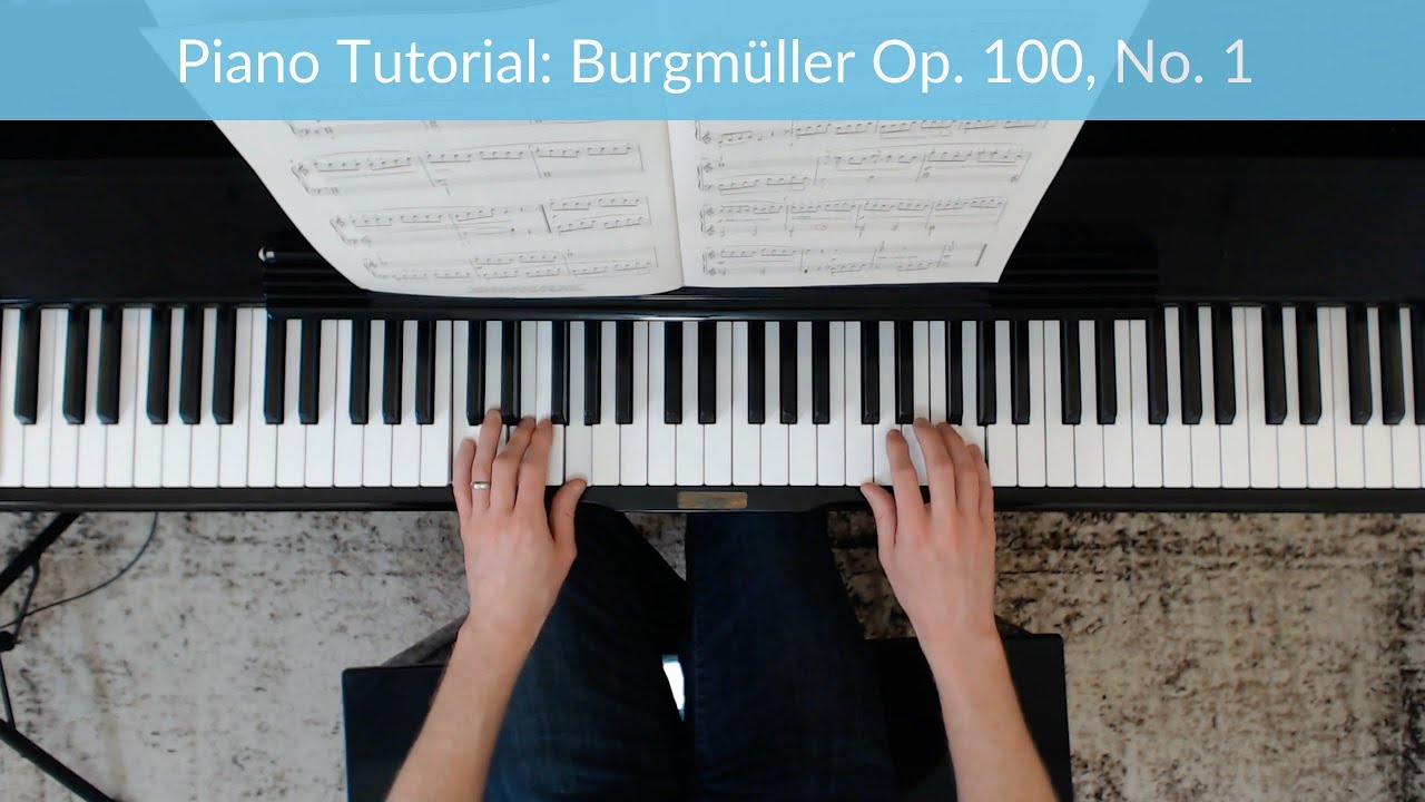 Piano Tutorial: Burgmuller Op. 100, No. 1 
