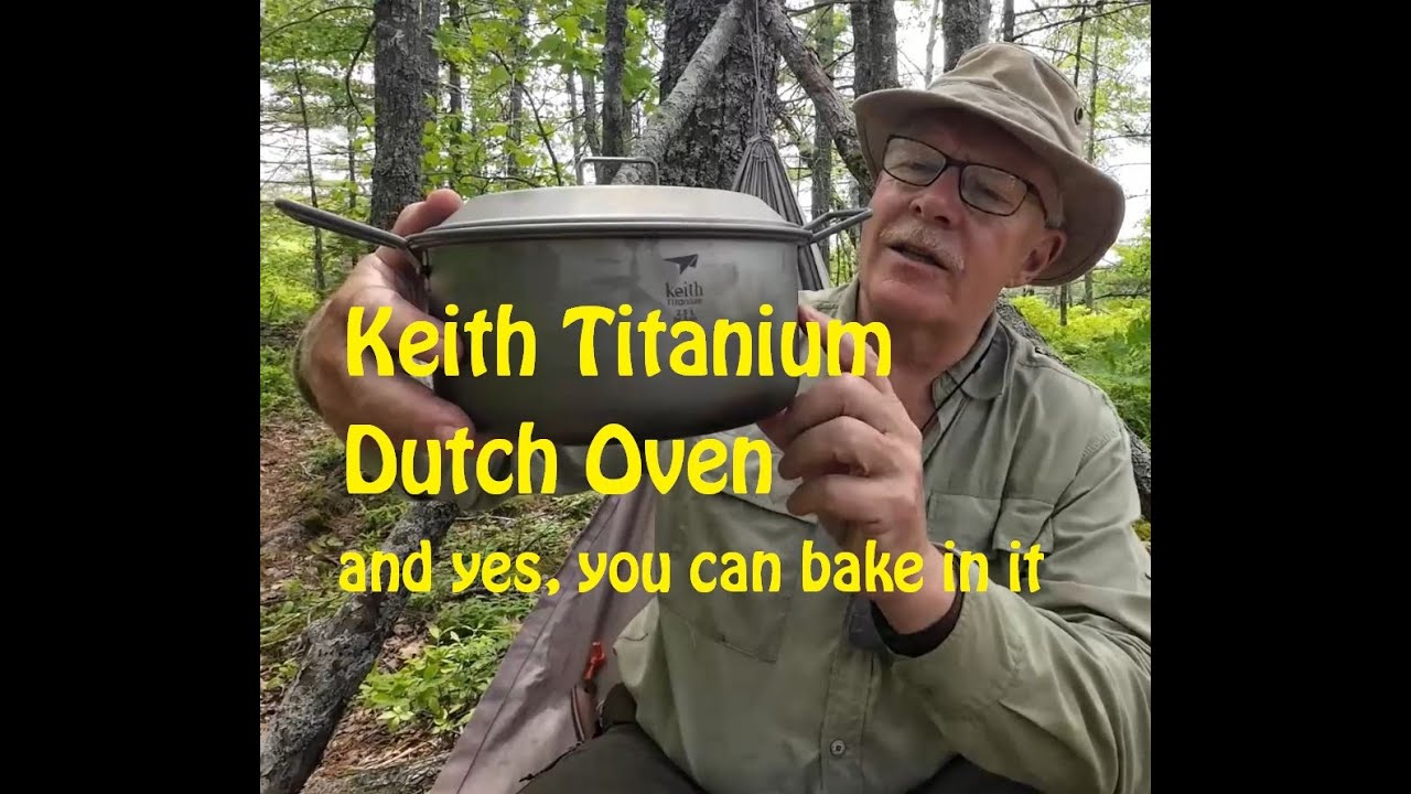 Keith Ti6018 Titanium Pot and Pan (Dutch Oven) Set