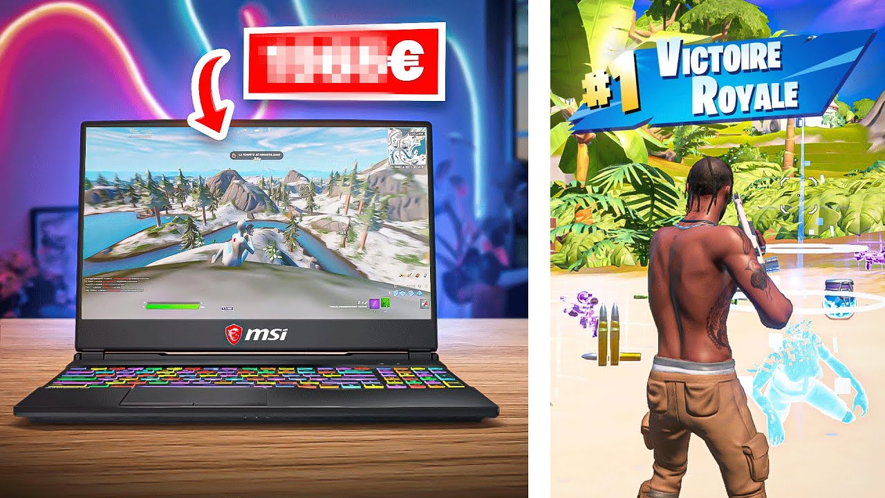 J'ai testé le MEILLEUR PC PORTABLE DU MONDE sur Fortnite... (je m'attendais vraiment pas à ça)