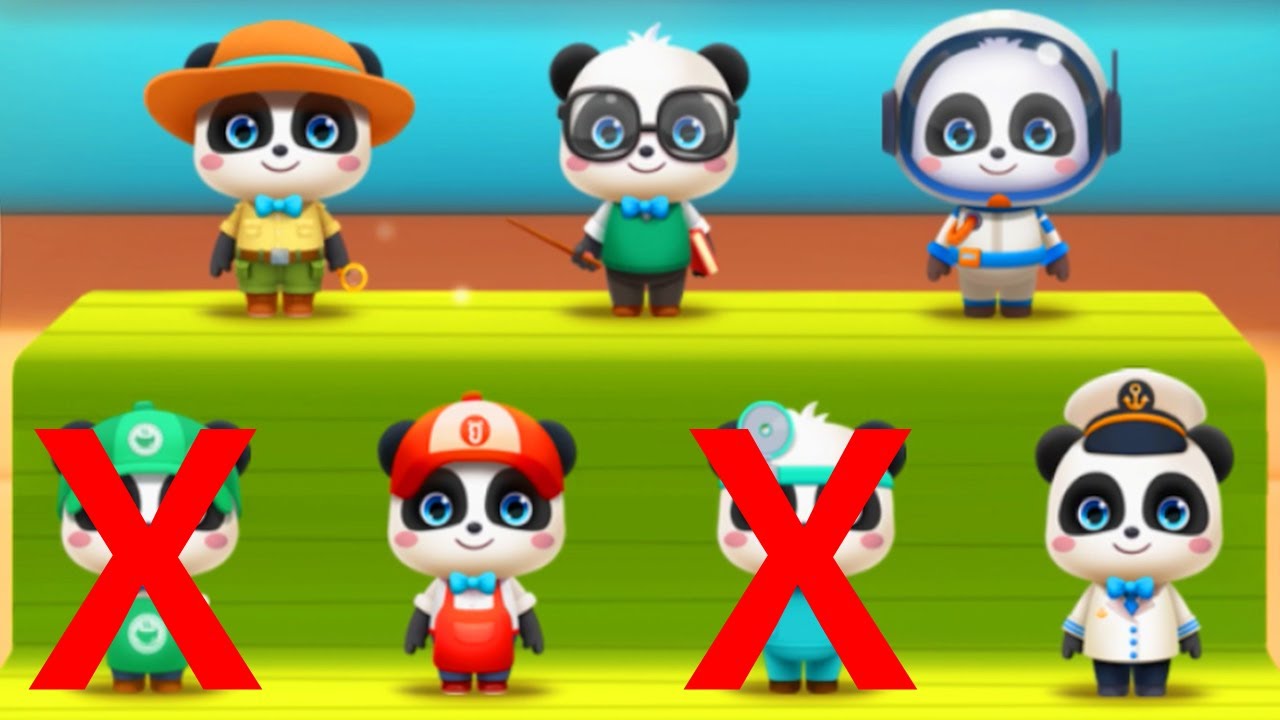 Baby Panda's Life: Professions - Join Kiki & Experience Different Professional Lives - Babybus Games
