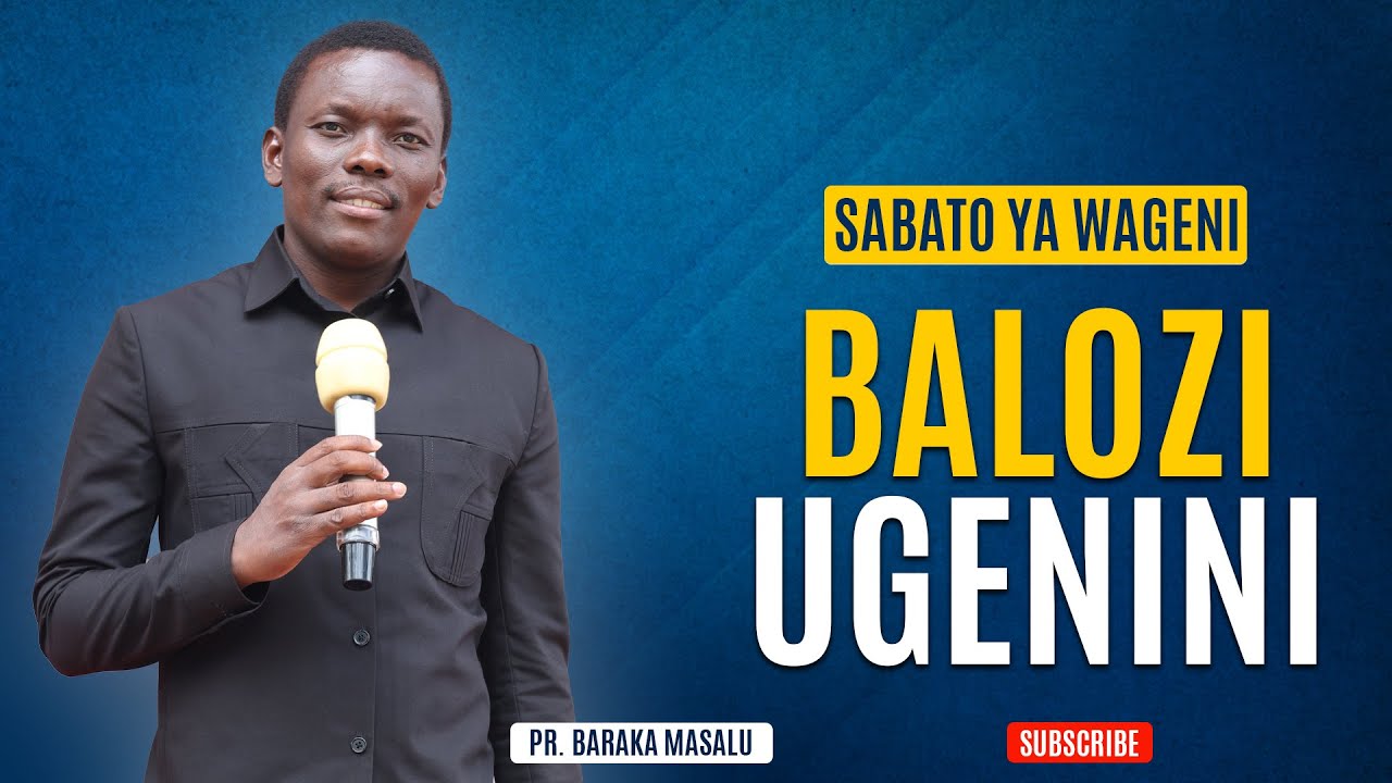 🔴#LIVE: IBADA YA SABATO YA WAGENI | SOMO: BALOZI UGENINI | PR. BARAKA MASALU