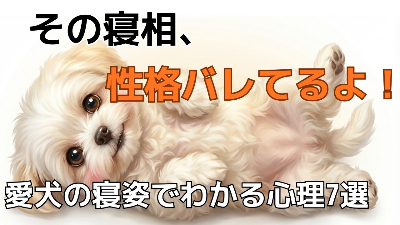 【寝相診断】へそ天は野生ゼロ！？愛犬の寝る姿勢でわかる「性格」と「心理」７選