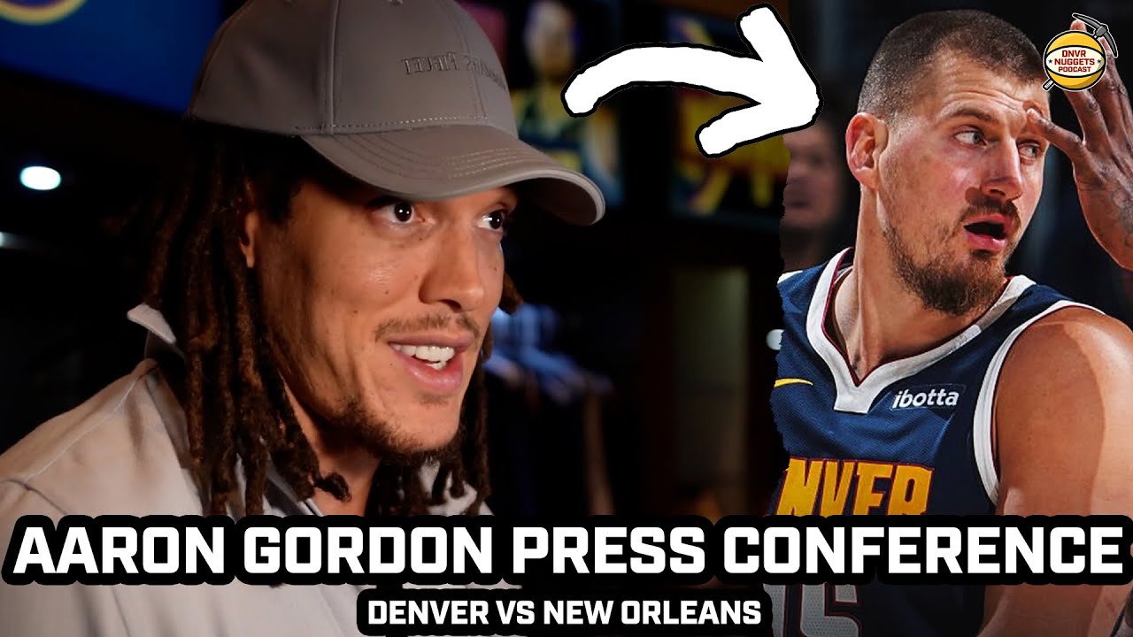 Aaron Gordon on Jokic's Triple-Double Record & More After Nuggets BLOWOUT Pelicans