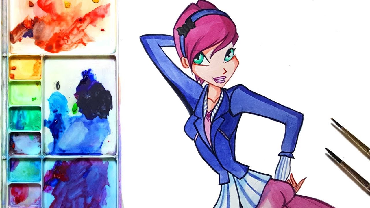 How to draw Winx club Tecna Season 6