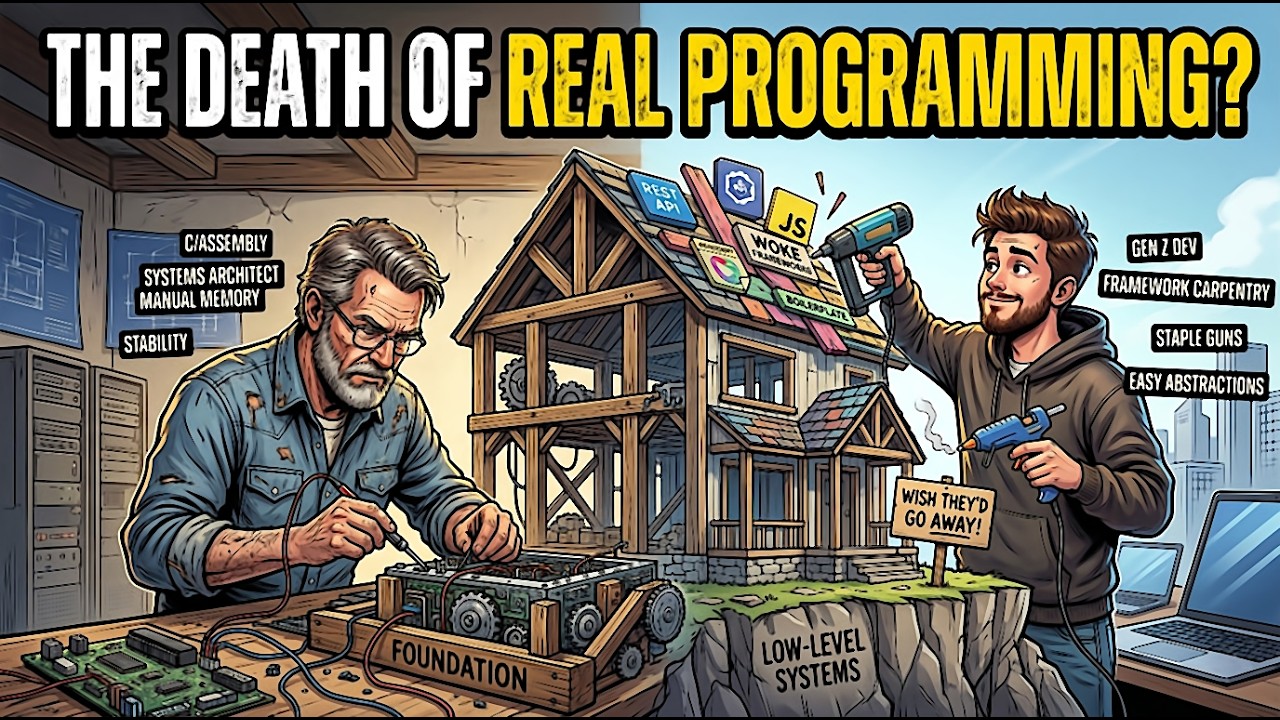 The Death of Real Programming: Why Modern Software is a House of Cards (and Rust won't save you)