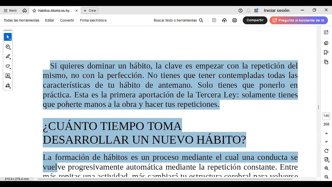 La Joya de Leer | Sesión 18 – Hábitos Atómicos