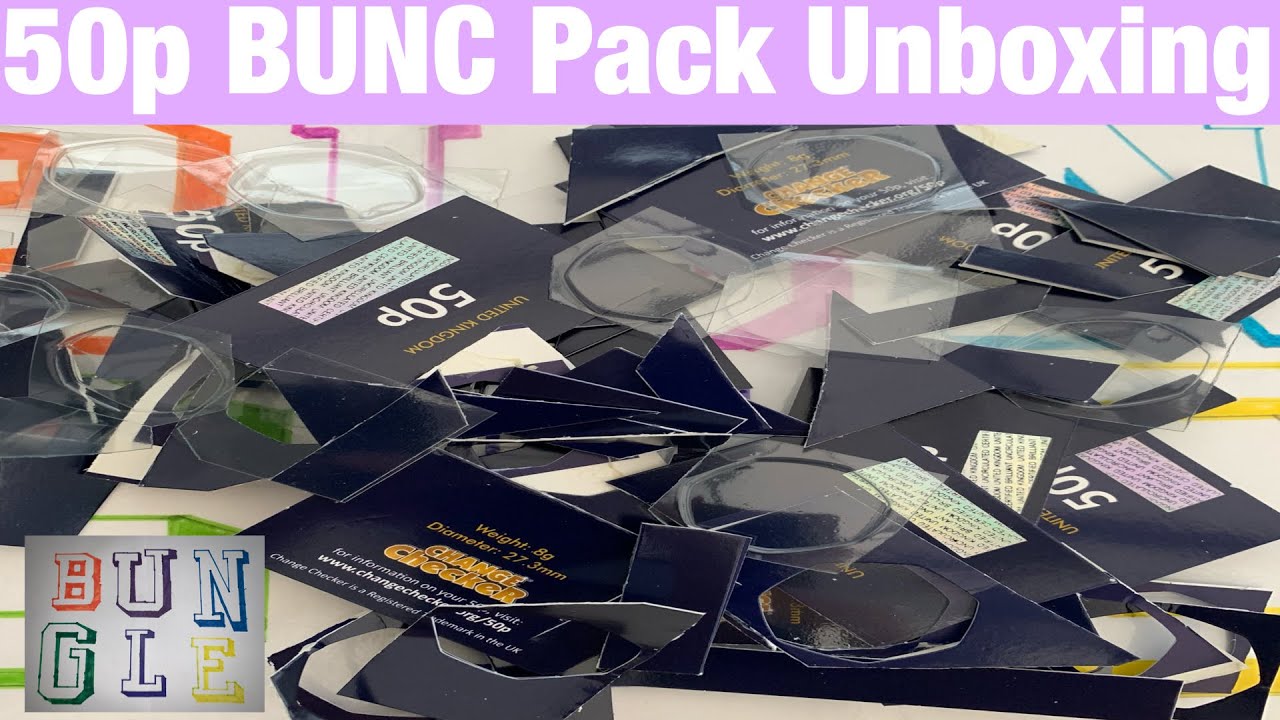 BUNC Kew Gardens unboxing 50p coins not in circulation