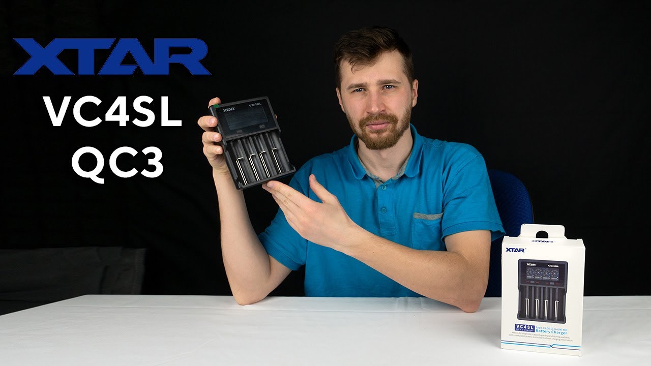 Универсальное зарядное устройство XTAR 18650 Battery Charger VC4SL QC3.0