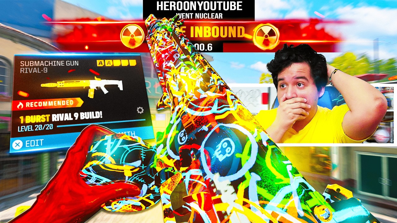 new #1 BURST RIVAL 9 LOADOUT is AMAZING in MW3! 💥 (Best Rival 9 Class Setup Modern Warfare 3 Meta)