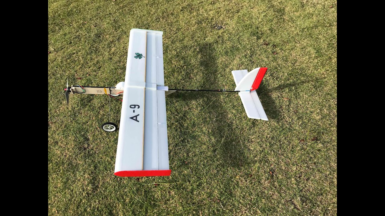 Scratch built RC basic trainer airplane
